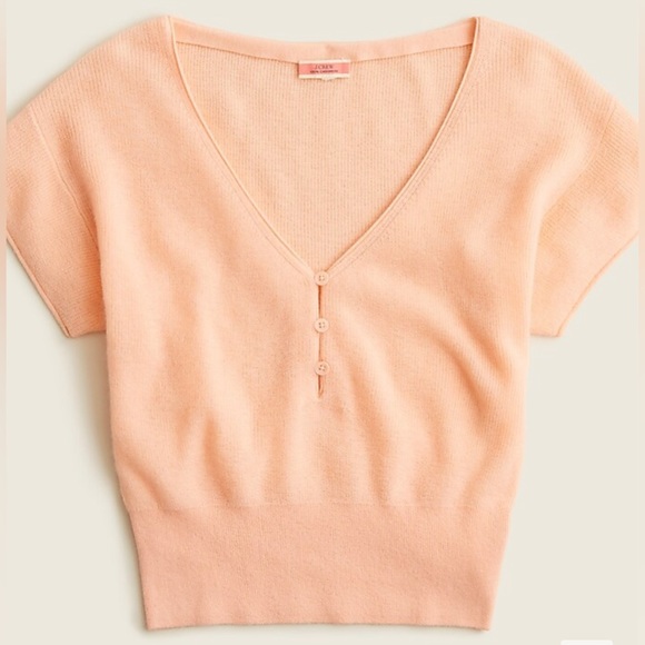 J. Crew Sweaters - NEW J Crew Featherweight cashmere V-neck T-shirt!!!